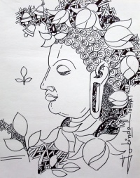 Buddha II by Gobinda Nandi