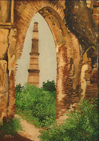 Qutub Minar by Vimal Chand